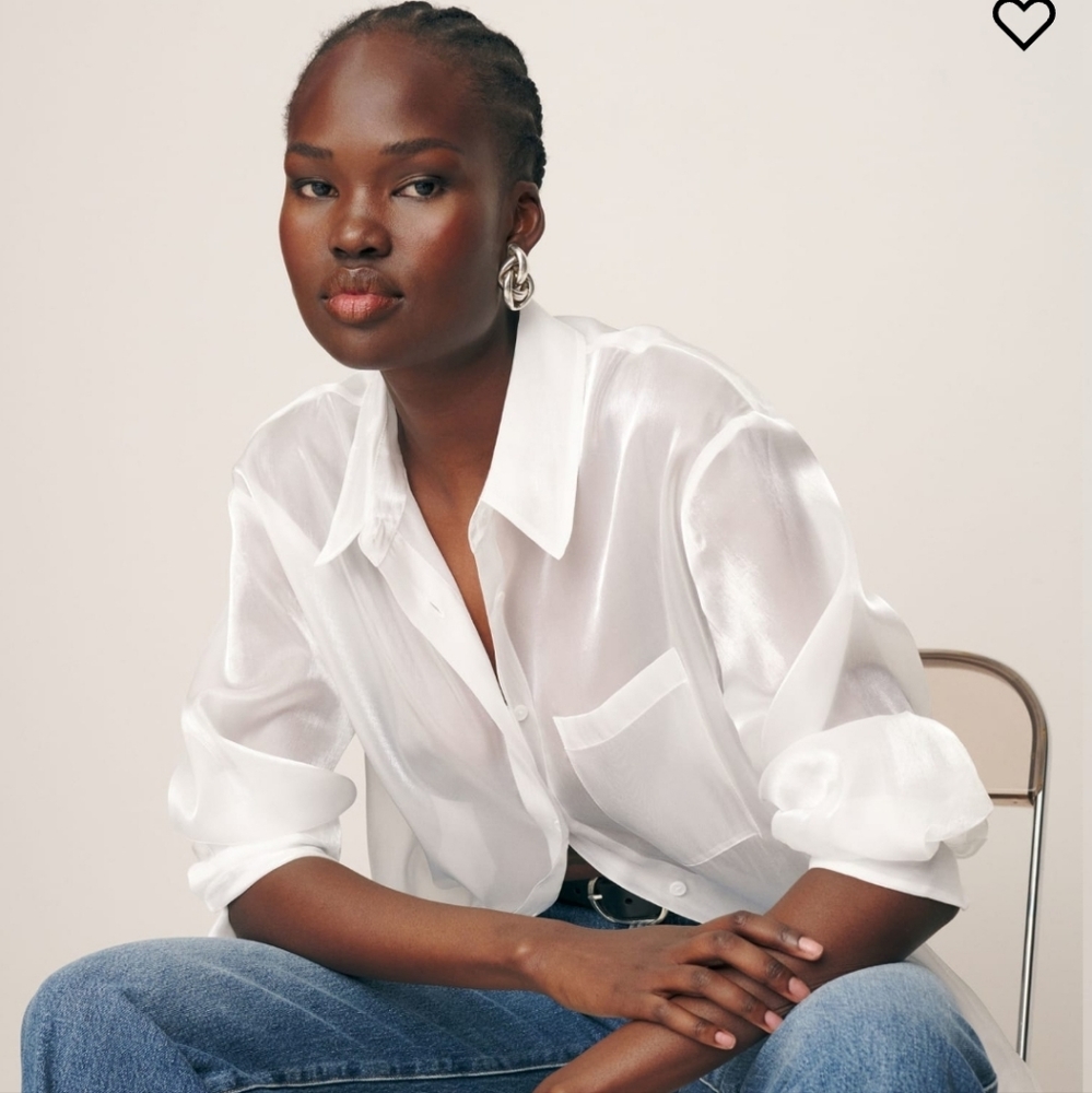 NWT Reformation Will Oversized Shirt
